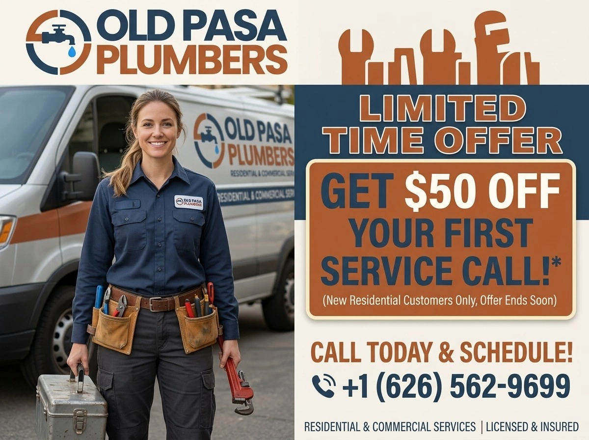 Special Offer Plumbing Service Old Pasa Plumbers Pasadena CA Emergency Plumber Cost